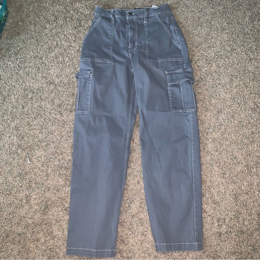 Cargo Pants Contrast Stitching - image 1